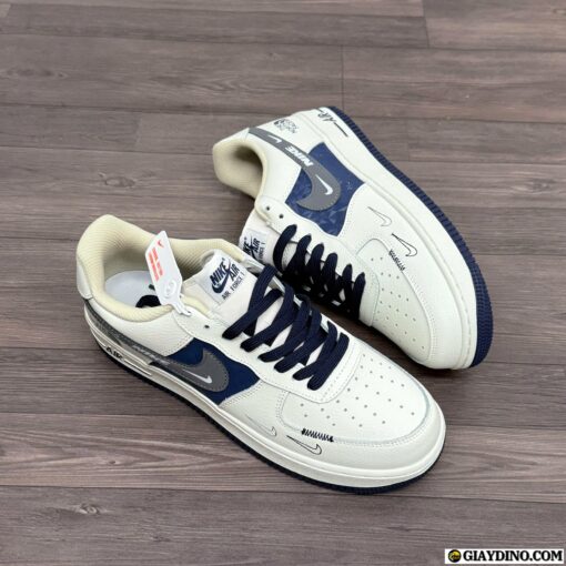 Giày Nike AF1 The North Face Xanh TRắng
