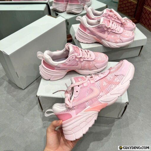 Giày Nike V2K Run Pink Hồng Pastel
