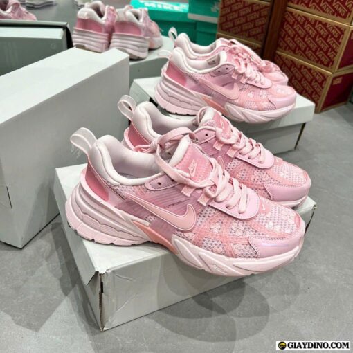 Giày Nike V2K Run Pink White Foam