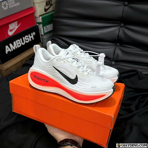 Giày Nike Vomero Plus Bright Crimson Trắng Đỏ