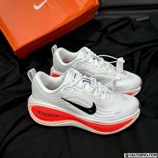 Giày Nike Vomero Plus Trắng Đỏ Bright Crimson