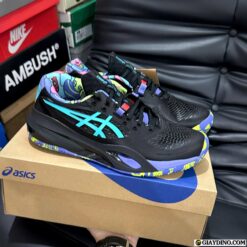 Giày Asics Gel Resolution Black Energy Aqua 1041A503-002