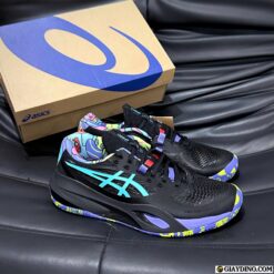 Giày Asics Gel Resolution Black Energy Aqua