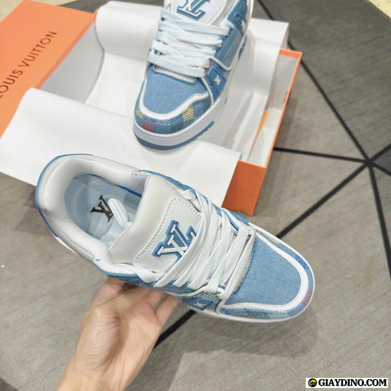 Giày Louis Vuitton LV Trainer Lvers Damier Giày Louis Vuitton LV Trainer Lvers Damier