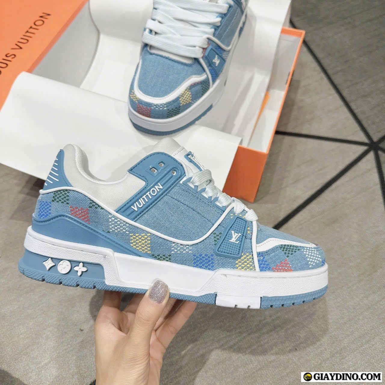 Giày Louis Vuitton Trainer Lvers Damier Giày Louis Vuitton Trainer Lvers Damier