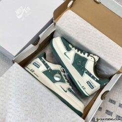 Giay Nike Air Force 1 Supreme Gucci Inspired Green Giày Nike Air Force 1 Supreme Gucci Inspired Green