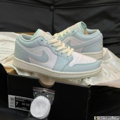 Giày Nike Air Jordan 1 Low Glacier Blue White