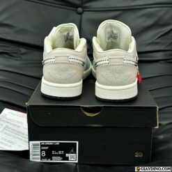 Cận Cảnh Gót Giày Nike Jordan 1 JD1 Turquoise