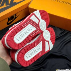 De Giay Louis Vuitton Trainer Red White Do Đế Giày Louis Vuitton Trainer Red White Đỏ