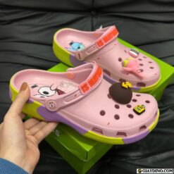 Dép Crocs Classic Clog Spongebob Patrick Melon
