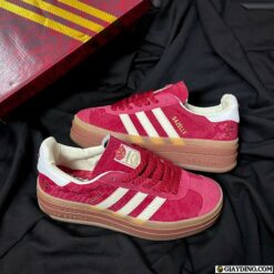 Giay Adidas Gazelle Bold Year Of The Snake White Red Giày Adidas Gazelle Bold Year Of The Snake White Red