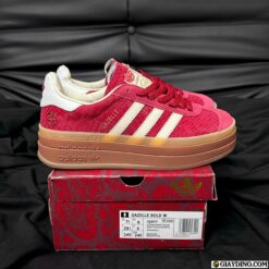 Giay Adidas Gazelle Trang Do Giày Adidas Gazelle Trắng Đỏ