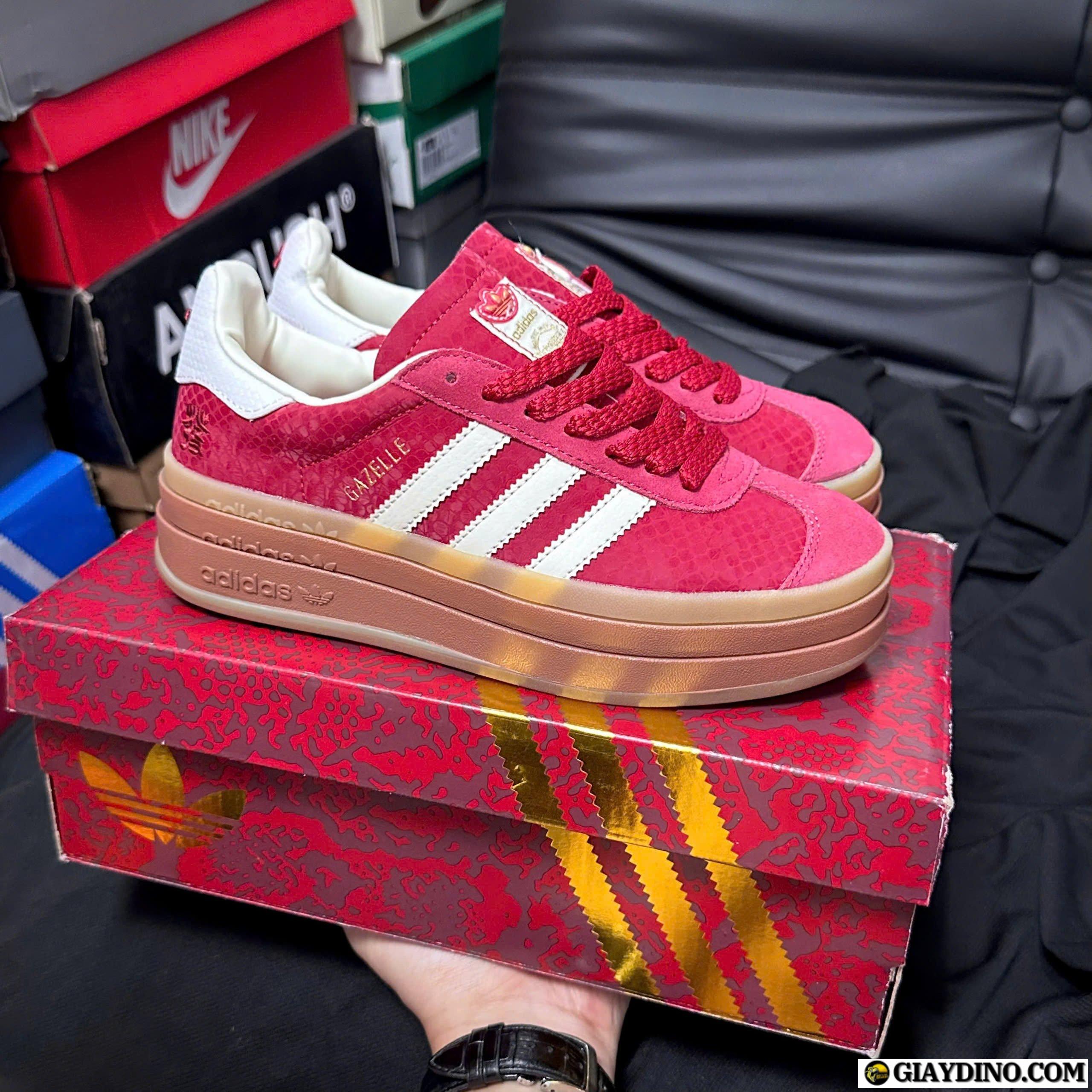 Giày Adidas Gazelle White Red Giày Adidas Gazelle White Red
