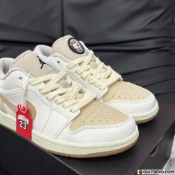 Giay Jordan 1 Co Thap Dongdan Trang Kem Giày Jordan 1 Cổ Thấp Dongdan Trắng Kem