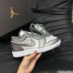 Giay Jordan 1 Co Thap SE Silver Blue Giày Jordan 1 Cổ Thấp SE Silver Blue