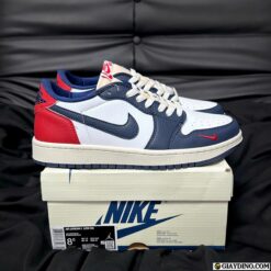 Giay Jordan 1 JD1 Retro Howard University White Red Navy Giày Jordan 1 JD1 Retro Howard University White Red Navy