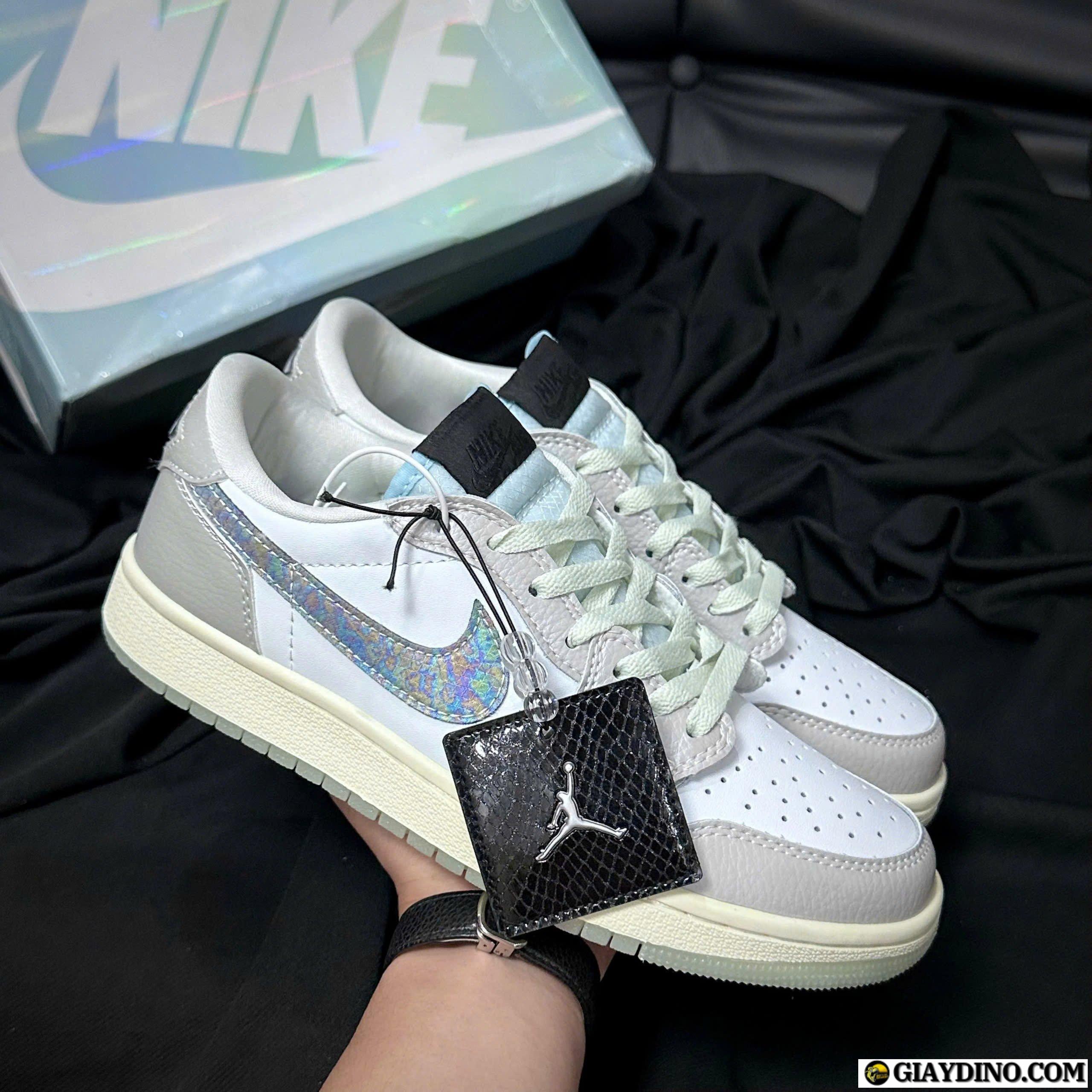 Giày Jordan 1 Year of the Snake Xám Xanh Giày Jordan 1 Year of the Snake Xám Xanh