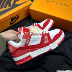 Giay LV Trainer Red White Do Trang Giày LV Trainer Red White Đỏ Trắng