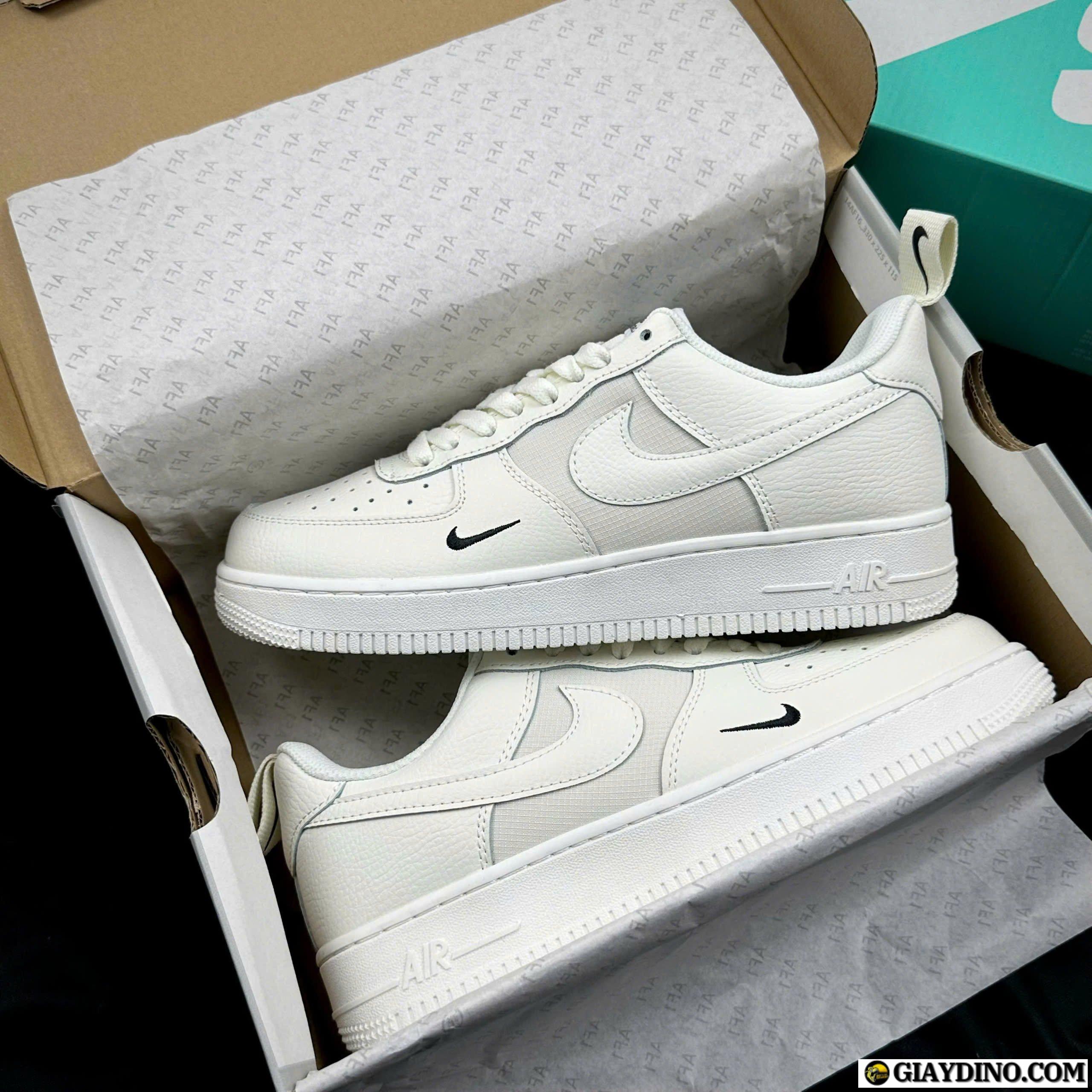 Giày Nike AF1 Sail Ripstop Trắng Giày Nike AF1 Sail Ripstop Trắng