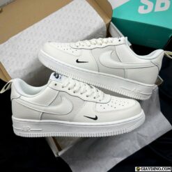 Giay Nike Air Force 1 Low Sail Ripstop Trang Den Giày Nike Air Force 1 Low Sail Ripstop Trắng Đen