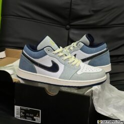 Giay Nike Air Jordan 1 Light Blue Denim Giày Nike Air Jordan 1 Light Blue Denim