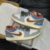 Giay Nike Air Jordan 1 Low Denim Phantom Multi Giày Nike Air Jordan 1 Low Denim Phantom Multi