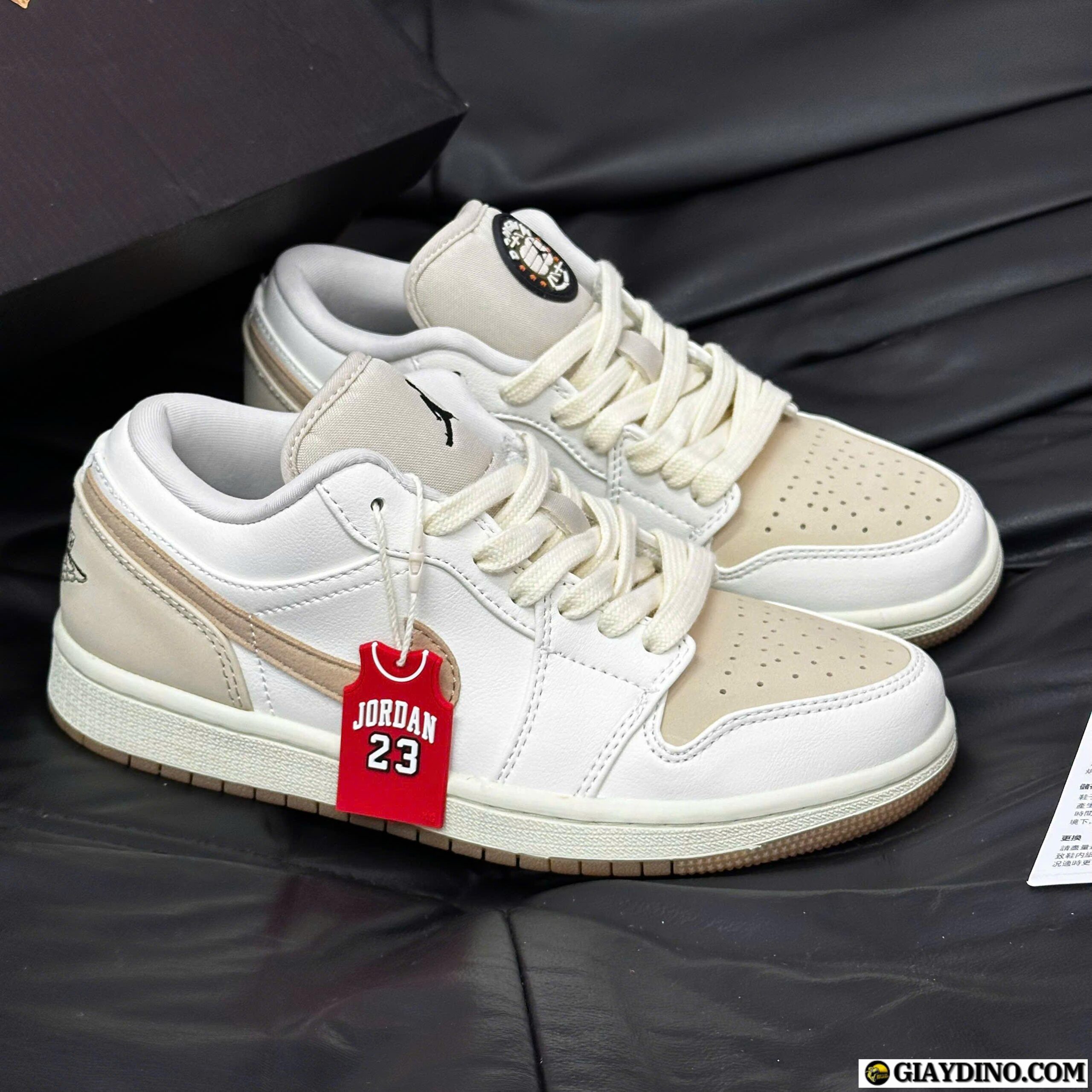 Giày Nike Air Jordan 1 Low Dongdan White Brown Giày Nike Air Jordan 1 Low Dongdan White Brown