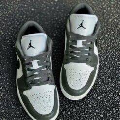 Giay Nike Air Jordan 1 Low GS Iron Grey Giày Nike Air Jordan 1 Low GS Iron Grey