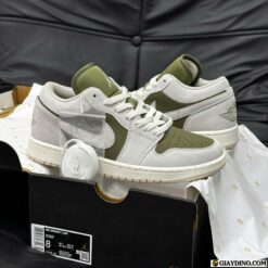 Giay Nike Air Jordan 1 Low Medium Olive Giày Nike Air Jordan 1 Low Medium Olive