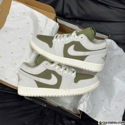 Giay Nike Air Jordan 1 Low SE Medium Olive Sail Giày Nike Air Jordan 1 Low SE Medium Olive Sail