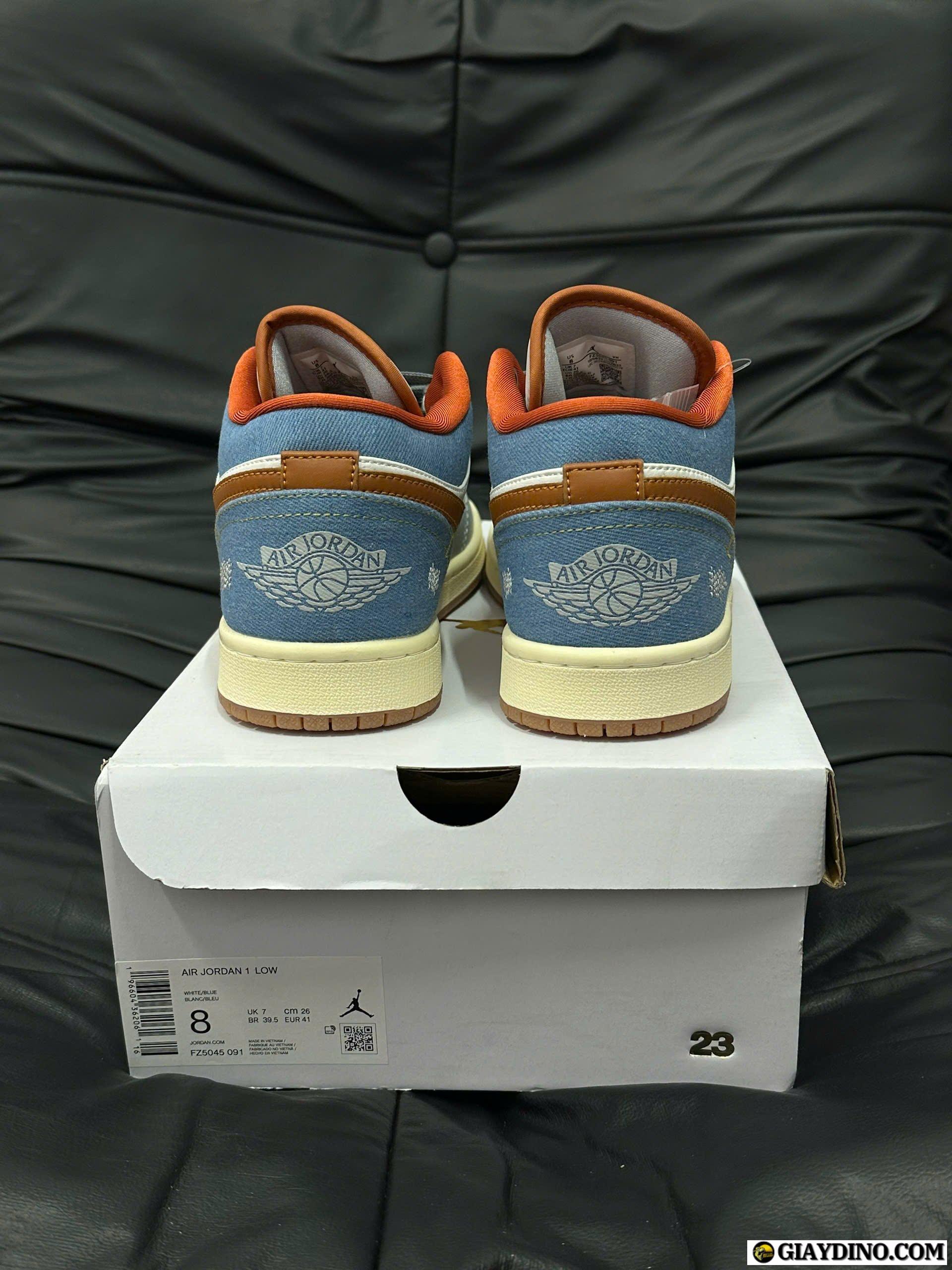 Giày Nike Air Jordan 1 Low SE Phantom Denim Swoosh Cổ Thấp Giày Nike Air Jordan 1 Low SE Phantom Denim Swoosh Cổ Thấp