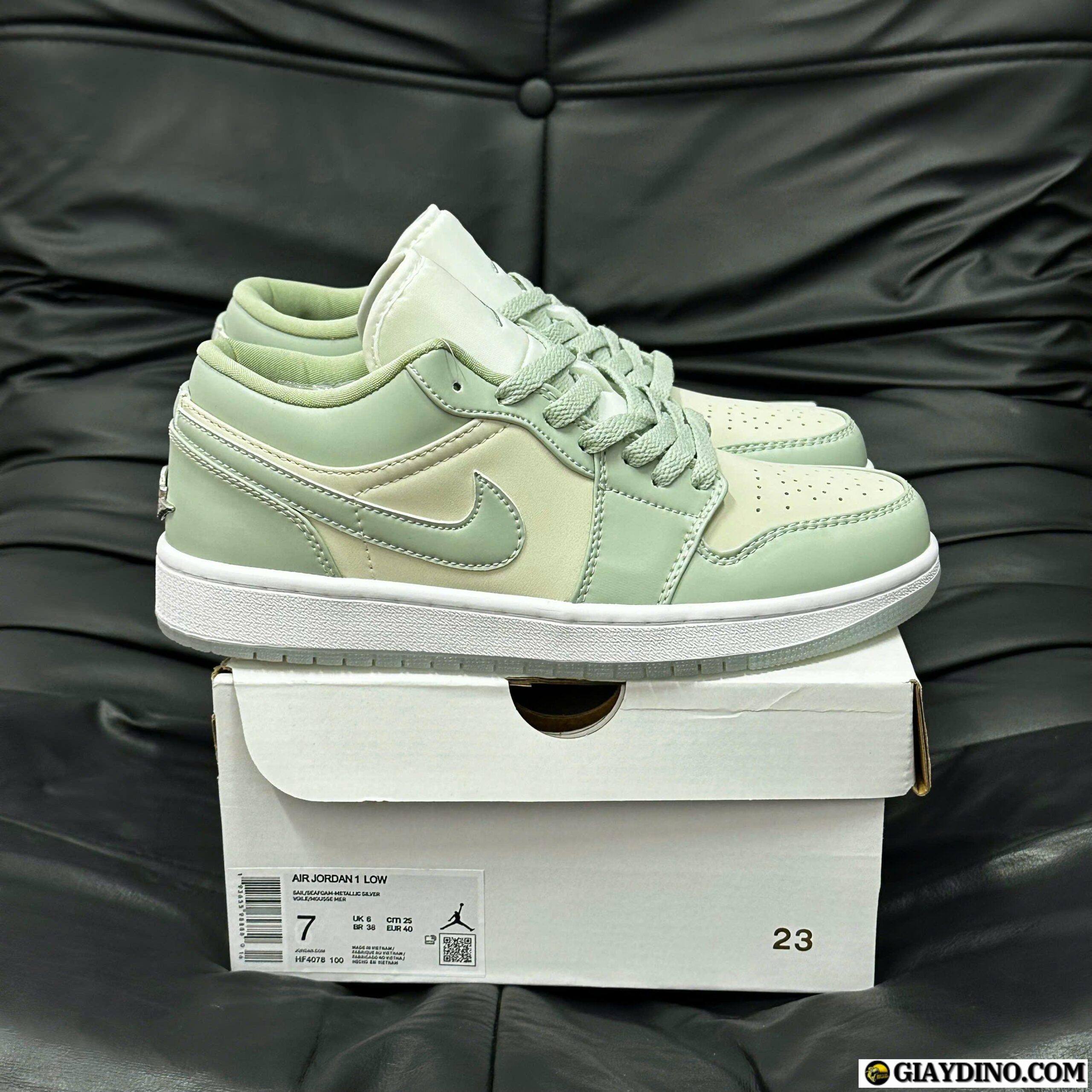 Giày Nike Air Jordan 1 Low Seafoam Sail Xanh Mint Giày Nike Air Jordan 1 Low Seafoam Sail Xanh Mint