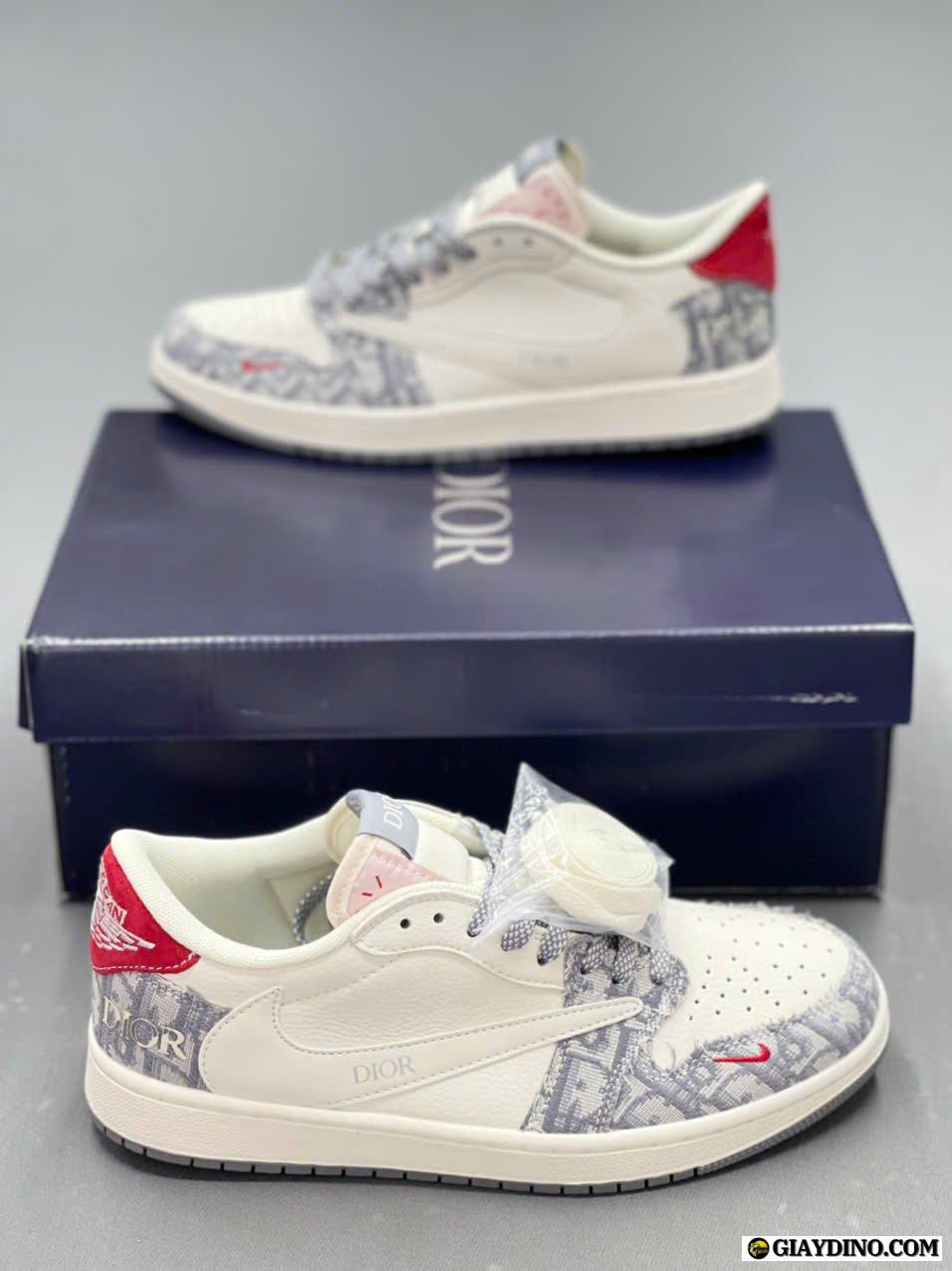 Giày Nike Air Jordan 1 Low Travis Scott Dior Giày Nike Air Jordan 1 Low Travis Scott Dior