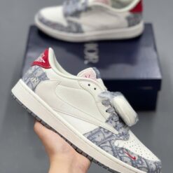 Giay Nike Air Jordan 1 Low Travis Scott x Dior Giày Nike Air Jordan 1 Low Travis Scott x Dior