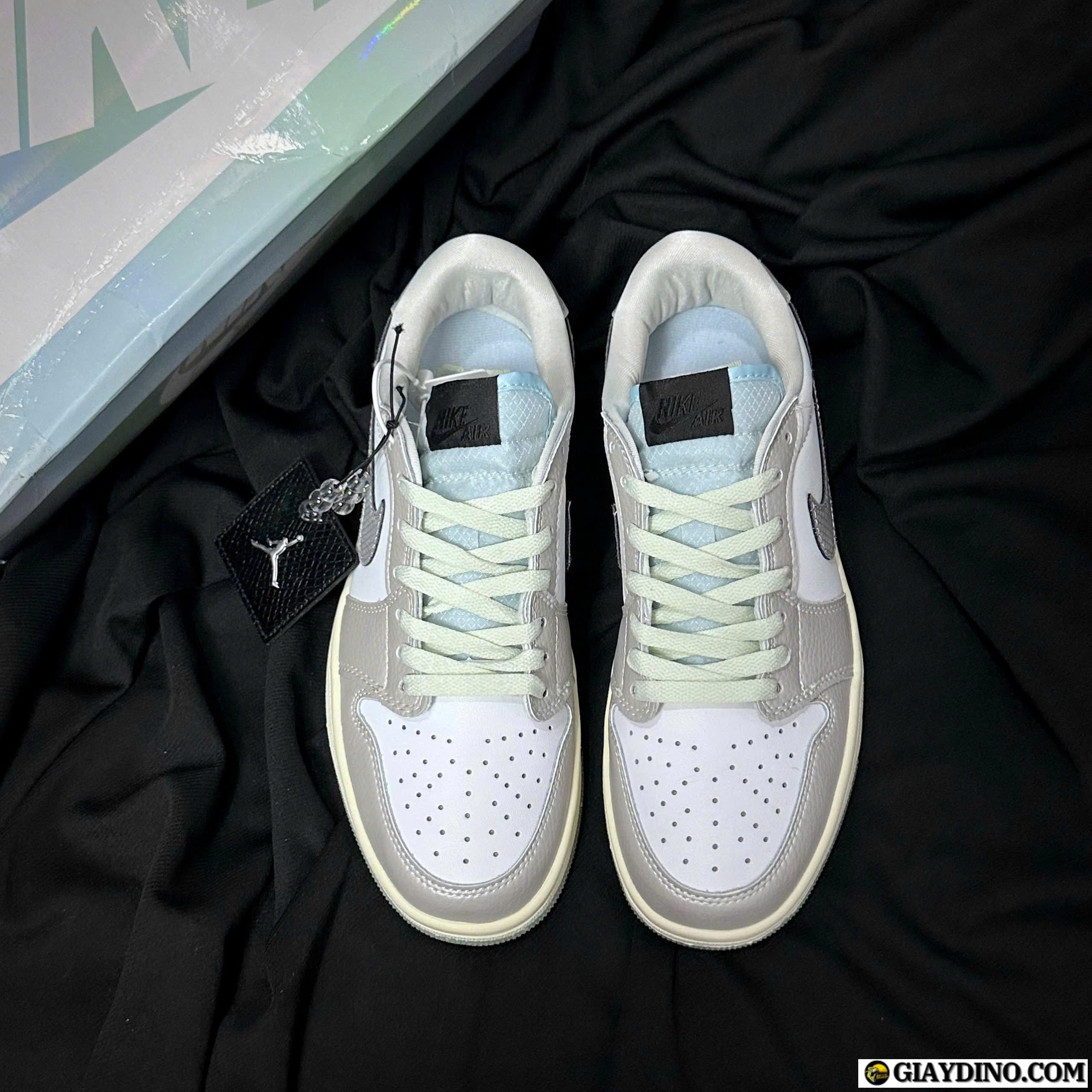 Giày Nike Air Jordan 1 Low Year of the Snake White Gray Giày Nike Air Jordan 1 Low Year of the Snake White Gray