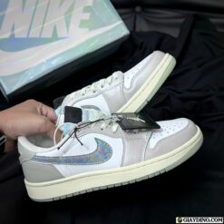 Giay Nike Air Jordan 1 Low Year of the Snake White Grey Giày Nike Air Jordan 1 Low Year of the Snake White Grey