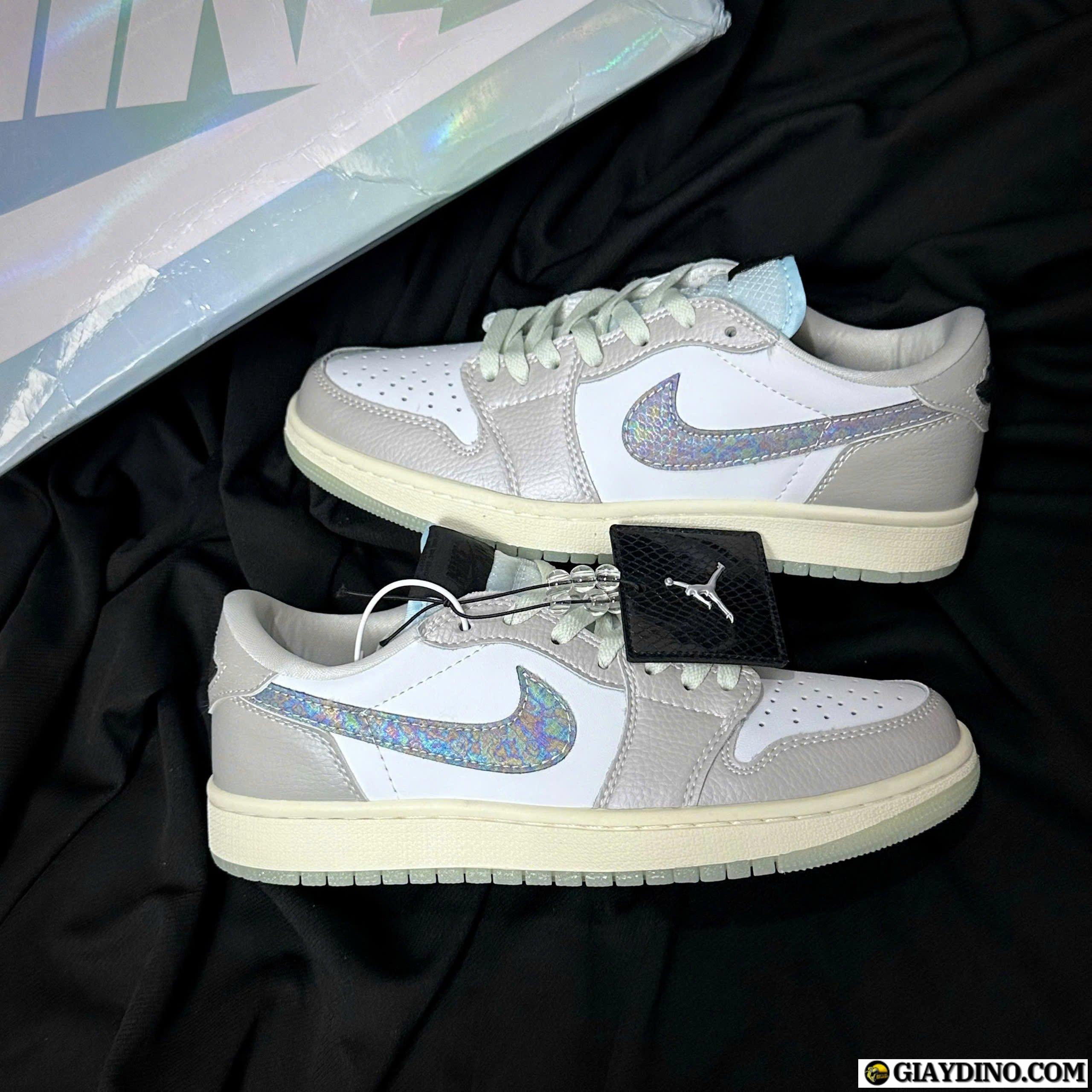 Giày Nike Air Jordan 1 Low Year of the Snake Xám Giày Nike Air Jordan 1 Low Year of the Snake Xám