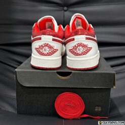 Giày Nike Air Jordan 1 Metallic Red Swoosh Cổ Thấp
