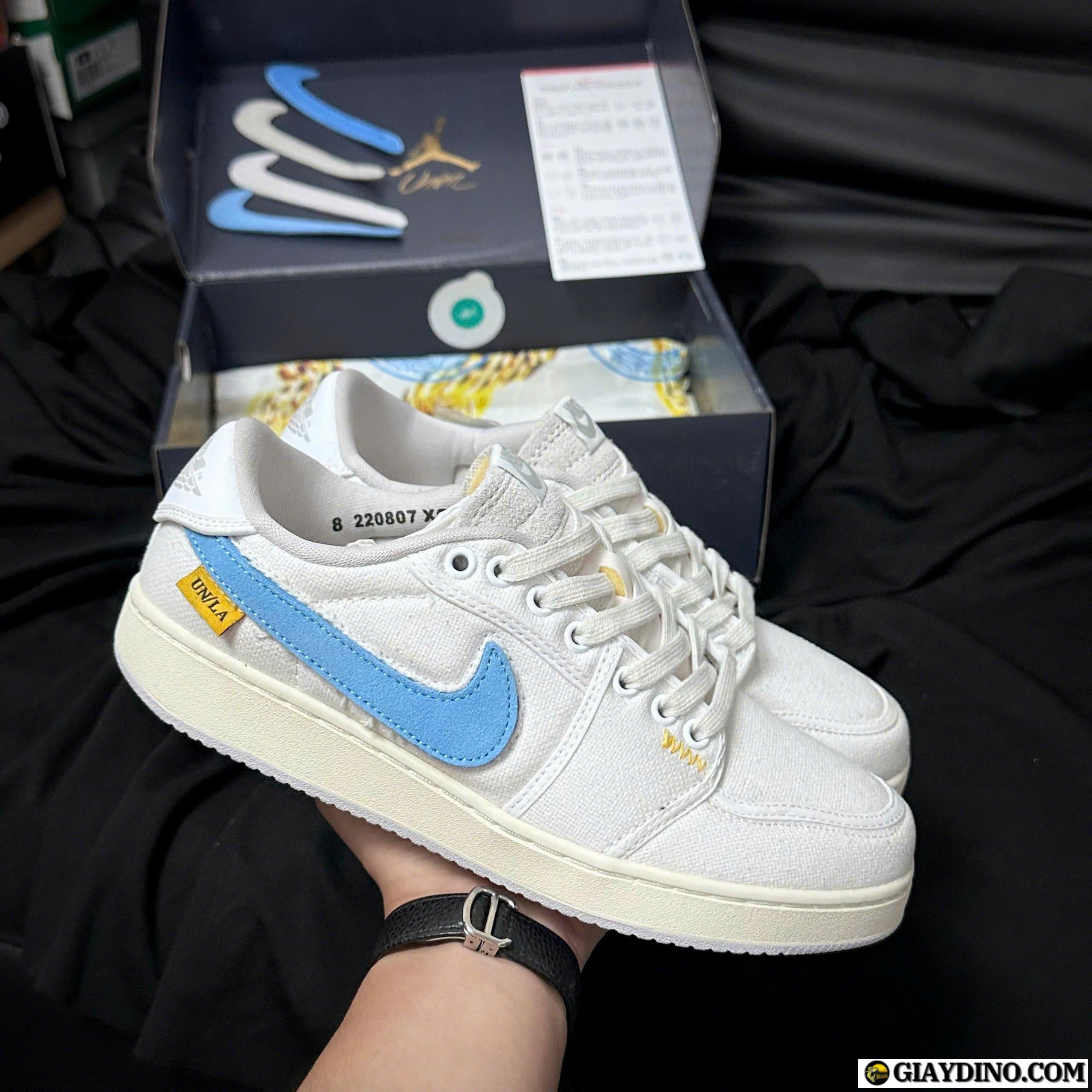 Giày Nike Air Jordan 1 Retro AJKO Low SP Union White Canvas Giày Nike Air Jordan 1 Retro AJKO Low SP Union White Canvas