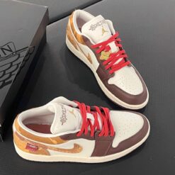 Giay Nike Air Jordan 1 SE Year of the Horse Nau Do Giày Nike Air Jordan 1 SE Year of the Horse Nâu Đỏ