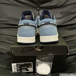 Giay Nike Air Jordan 1 White Blue Denim Giày Nike Air Jordan 1 White Blue Denim