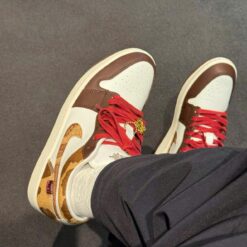 Giay Nike Air Jordan 1 Year Of The Horse 2026 Brown Red Giày Nike Air Jordan 1 Year Of The Horse 2026 Brown Red