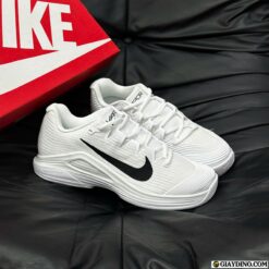 Giay Nike Court Air Zoom Vapor 12 HC White Black Giày Nike Court Air Zoom Vapor 12 HC White Black