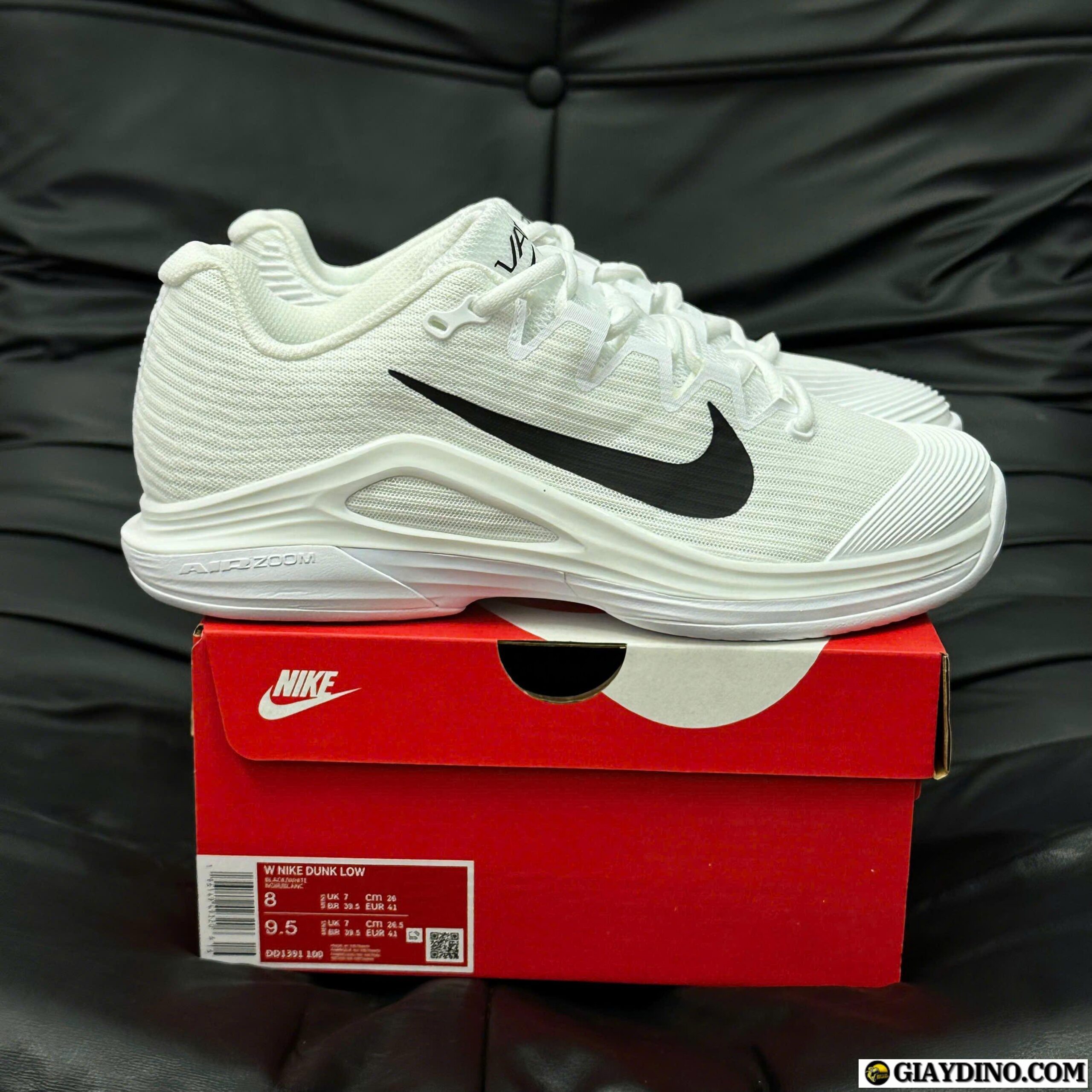 Giày Nike Court Air Zoom Vapor 12 HC White Summit White Black Giày Nike Court Air Zoom Vapor 12 HC White Summit White Black