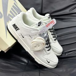 Giay Nike SB Dunk Low Off Co Thap Trang Kem Giày Nike SB Dunk Low Off Cổ Thấp Trắng Kem