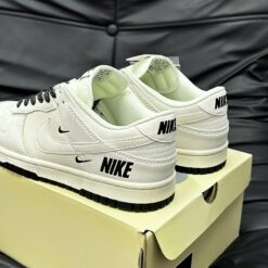 Giay Nike SB Dunk Low Off Trang Logo Den Giày Nike SB Dunk Low Off Trắng Logo Đen