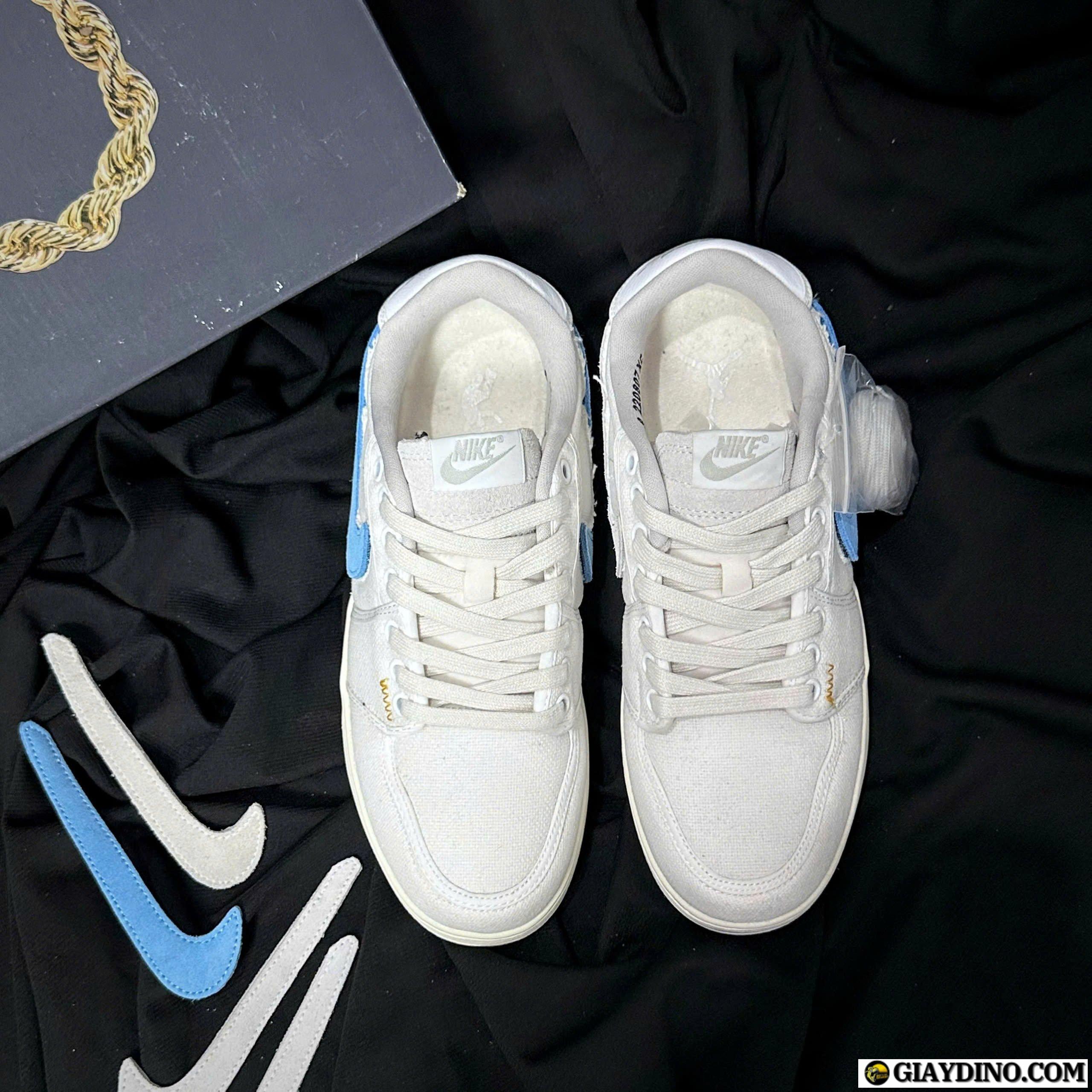 Giày Nike Union LA Trắng Xanh Xám Giày Nike Union LA Trắng Xanh Xám