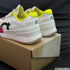 Giày On The Roger Pro 2 White Lime Pink