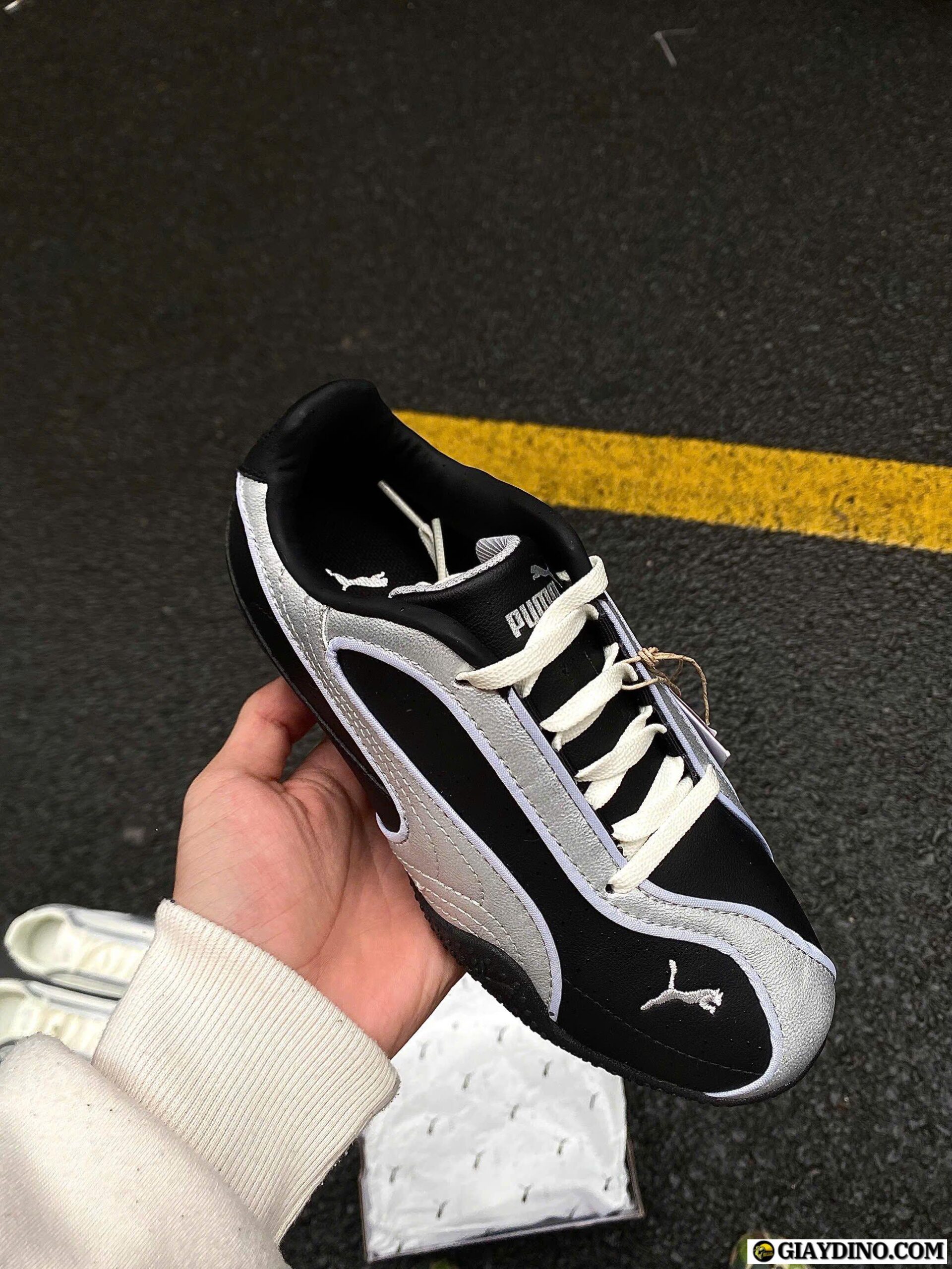 Giày Puma Bella V2 Đen Xám Bạc Giày Puma Bella V2 Đen Xám Bạc