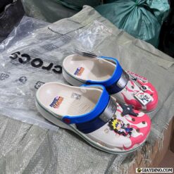 Dep Crocs Naruto Kem Do Xanh Dép Crocs Naruto Kem Đỏ Xanh
